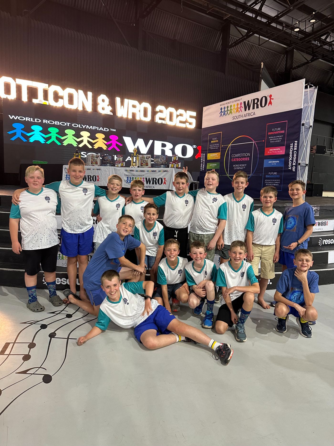 Robotics League team competing at WRO 2025